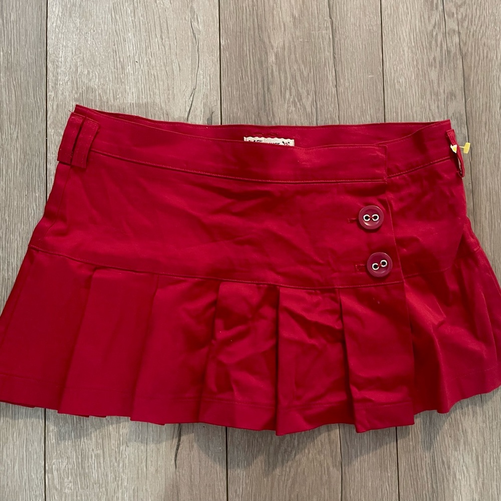 Vintage Side Button Mini Skirt♥️